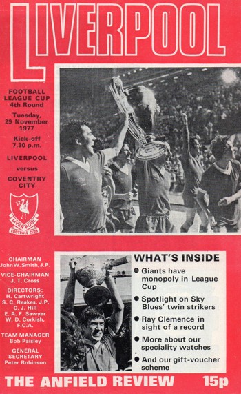 Match programme
